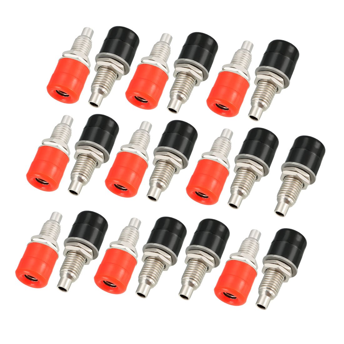 Sourcingmap 20 Pcs Audio Speaker Terminal Connector 4mm Banana Jack Socket
