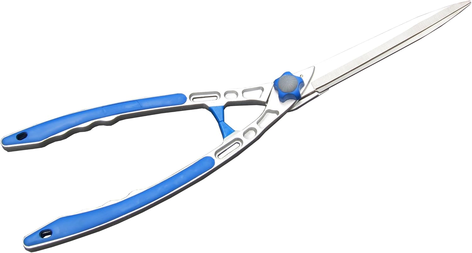 Hedge Shear 23.8 Inch (605MM), Grass Shear, Lawn Shear, 9 Inches (230MM) Stainless Steel Blade