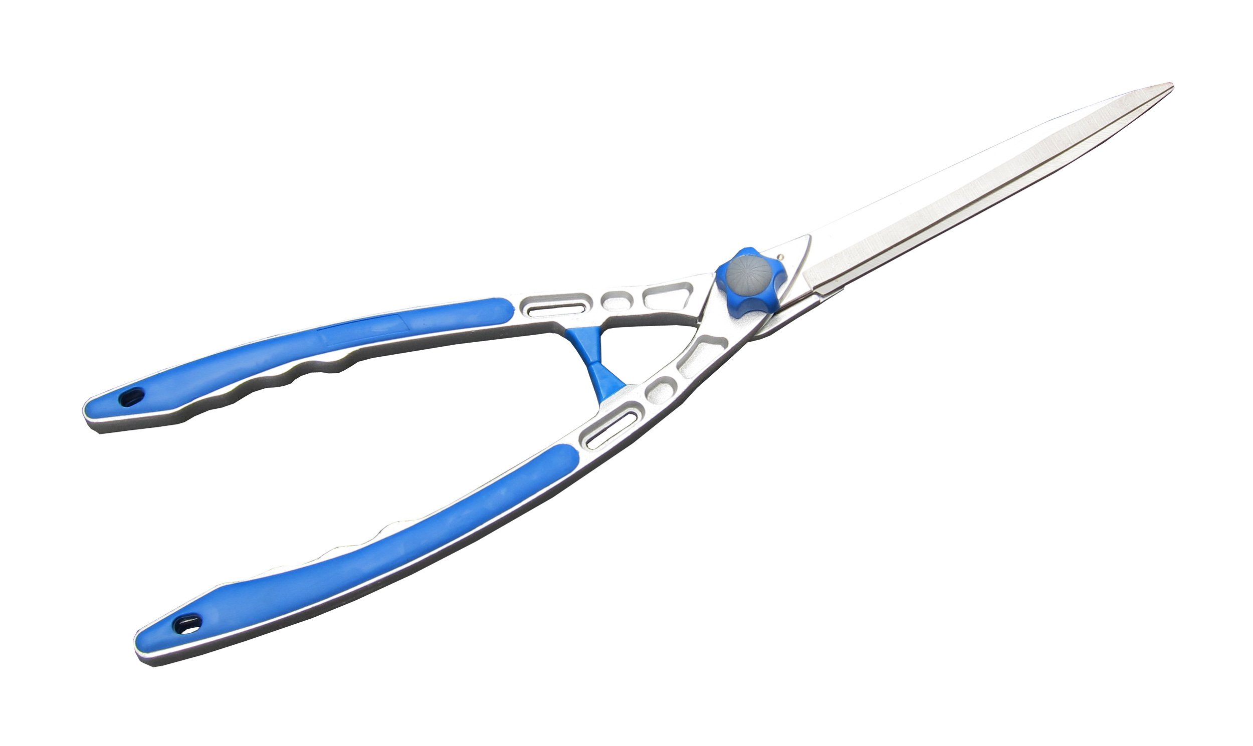 Hedge Shear 23.8 Inch (605MM) - Grass Shear - Lawn Shear - 9 Inches (230MM) Stainless Steel Blade - Aluminium Body with Soft Touch Vinyl Grip