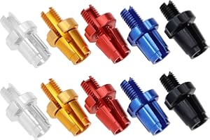 LT Easiyl 10pcs M7 Bicycle Brake Lever Adjuster Screws Brake Lever Barrel Handle Screws Fastener Aluminium Alloy Road Mountai