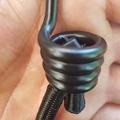 Planenspanner Seil 10m Expanderseil Schwarz Mit 10 Würgeklemmen - Gummiseil Für Plane & Transport Gummiband 10mm