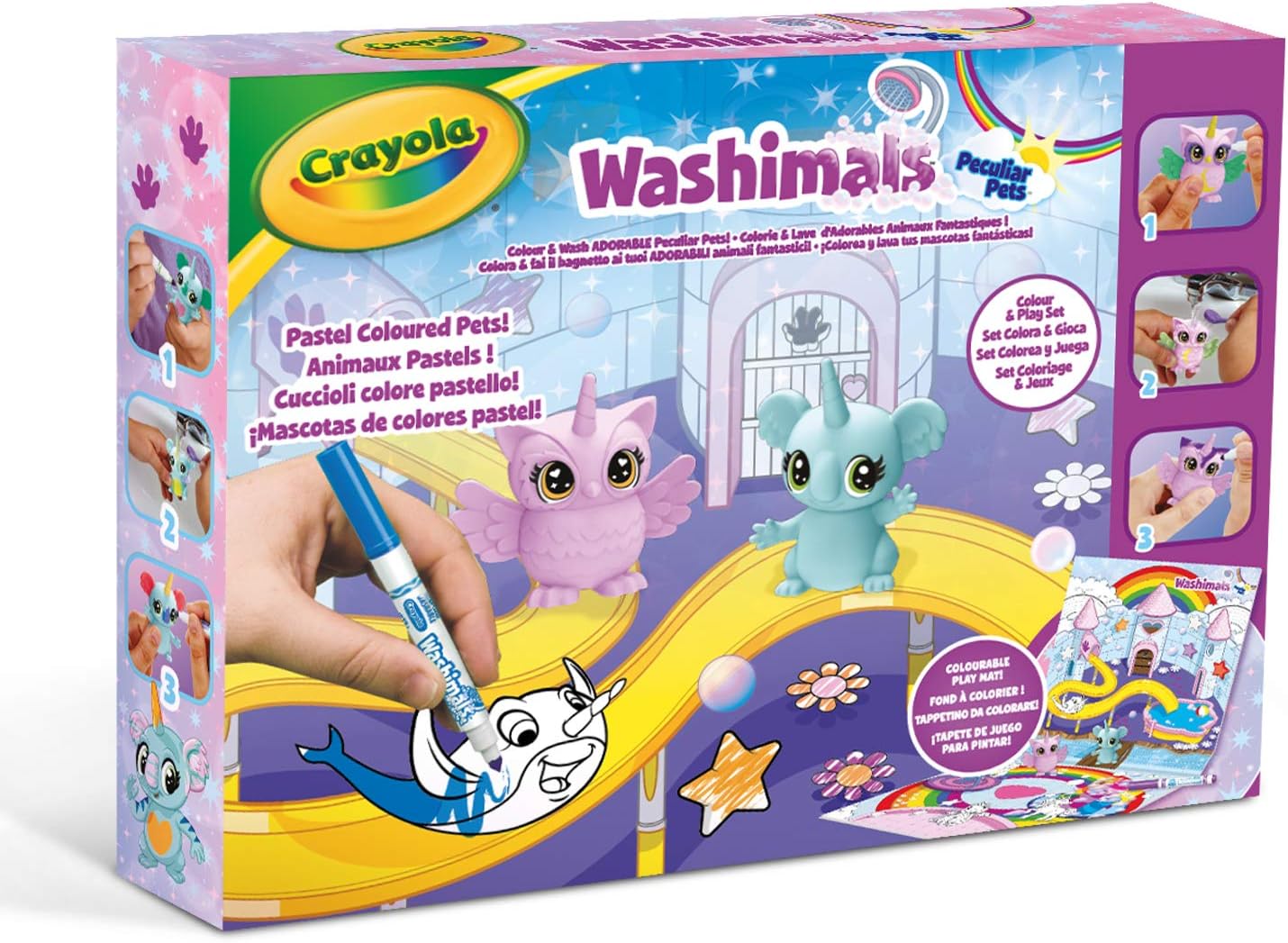 CRAYOLA, Washimals-Peculiar Pets Colouring & Play Set - Image 3