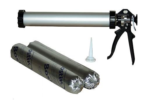 2 St. Bostik 3071Spritzkork Lösemittel frei a 500 ml + 1 HaWe Handfugenpistole 600