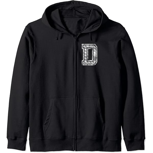 トップス DIANTE DIA LOGO ZIP UP SWEAT HOODIE Amazon.com: The Letter D Zip Hoodie : Clothing, Shoes & Jewelry