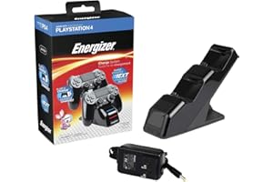 PDP Gaming Energizer Dual Controller Charging System: Black - PS5/PS4