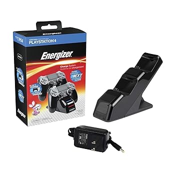 Amazon Com Pdp Gaming Energizer Dual Controller Charging System Black Ps5 Ps4 Video Games