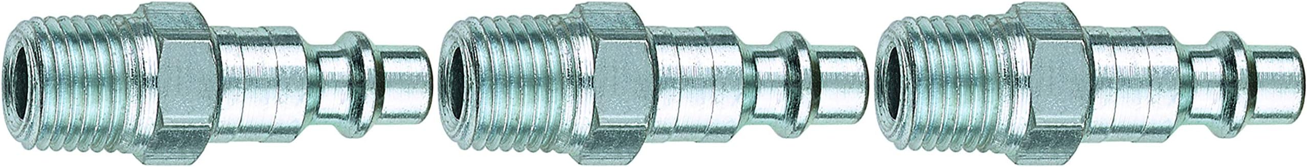 Amflo CP25 Plug, 3/8" I/M Design, 3/8" MNPT, Steel (Тhrее Pаck)
