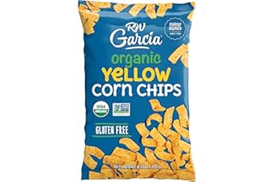 RW Garcia Organic Yellow Corn Chips, Gluten Free, 8.25oz bags, 4 pack