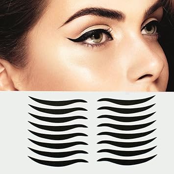 Dolovemk | 40 Pairs Temporary Eye Sticker Transfer Eyeshadow Eyeliner Stickers Eye Make-up Stickers for...