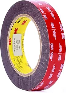 Amazon Com 3m Scotch 5952 Vhb Tape 1 In X 15 Ft Black Tools Home Improvement