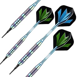 sanfeng Darts Plastic Tip Set Rainbow Blue Color