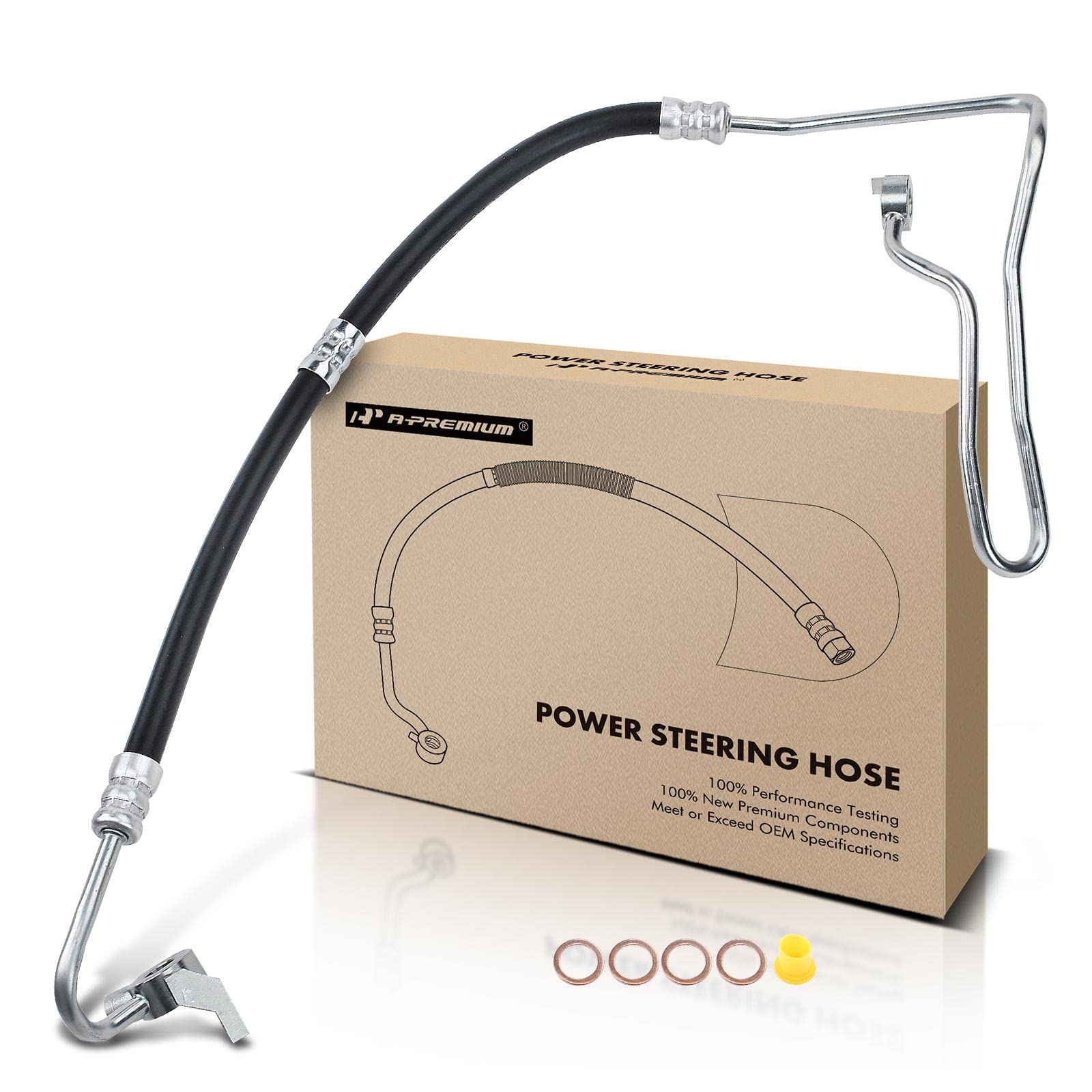 Photo 1 of A-Premium Power Steering Pressure Hose Line Assembly Compatible with Lexus IS300 2001 2002 2003 2004 2005, 3.0L, Pump to Gear/Rack