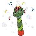 Sunny Days Entertainment Maxx Bubbles Dinosaur Bubble Wand – Light Up Bubble Blower Toy with Sounds | Outdoor Summer Fun for 