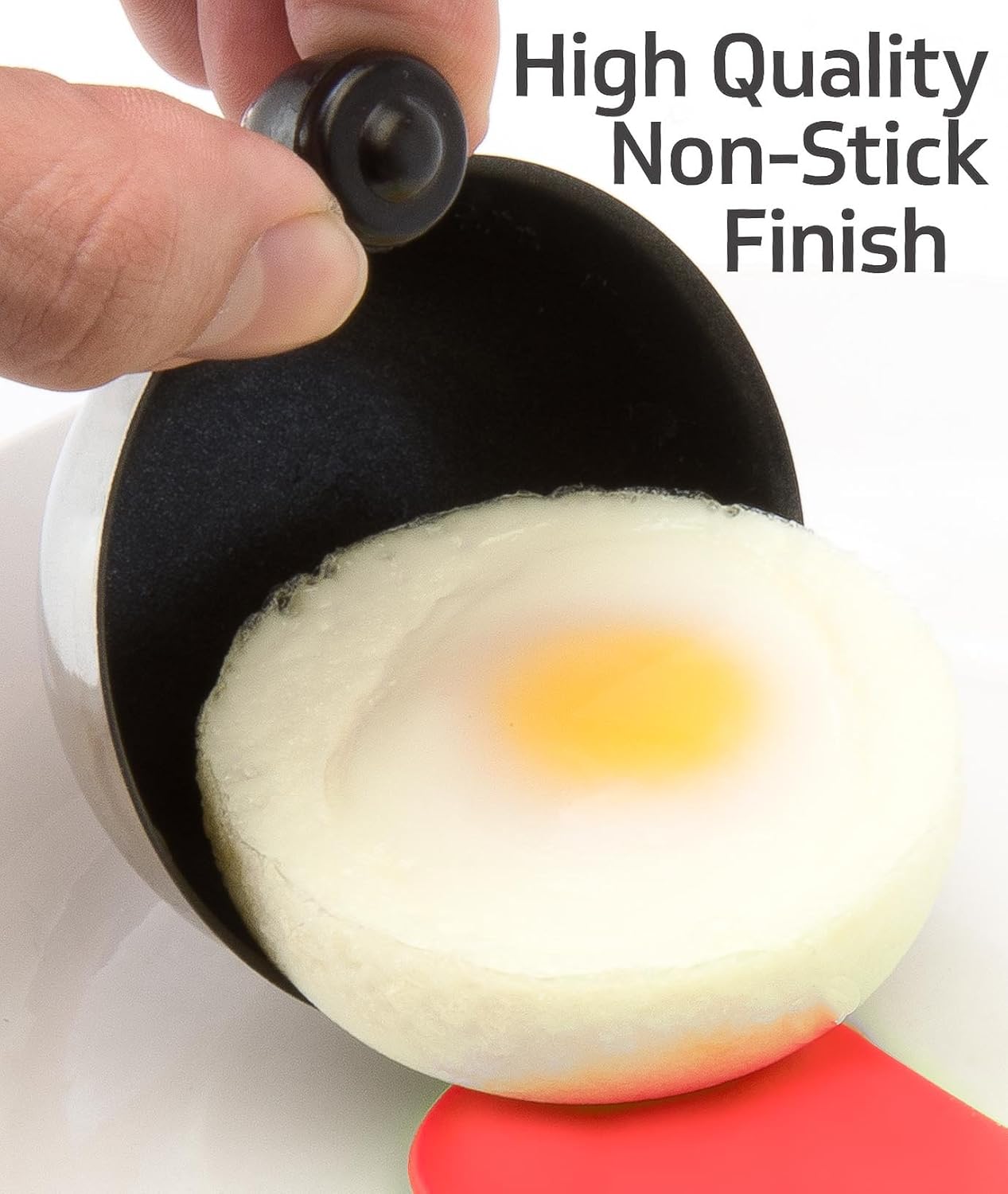 Eggssentials Poached Egg Maker Nonstick 6 Egg Poaching Cups