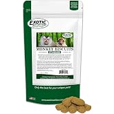 Monkey Biscuits (Standard, 3 lb.) - Healthy &amp; Crunchy Biscuit Treat for Prairie Dogs, Parrots, Squirrels, Sugar Gliders, Hamsters, Rats, Rodents, Amazons, Macaws, Cockatoos, Birds &amp; Other Small Pets
