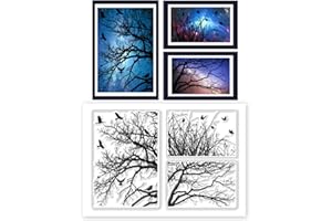 CHGCRAFT Trees Clear Stamps Branches Stamp for Crafts Transparent Silicone Stamp for Card Making Silicone Stamps for Scrapbooking Photo Album Journal Decoration DIY Crafts