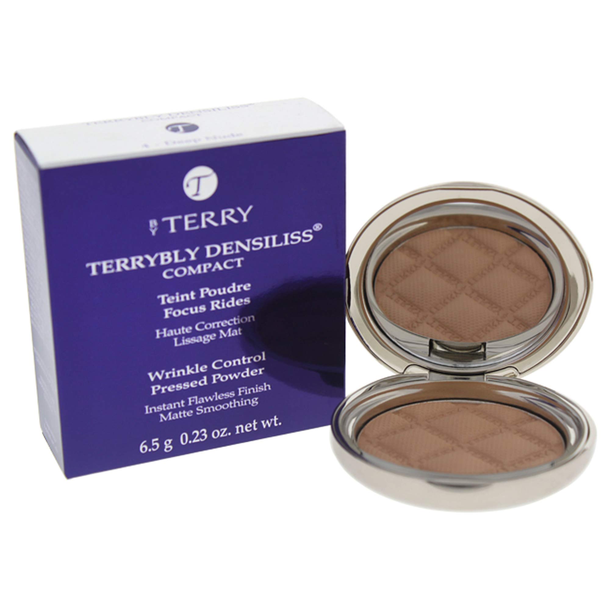 By Terry Terrybly Densiliss Compact Wrinkle Control Pressed Powder, 4 Deep Nude, 6.5g 0.23 Ounce,No. 4 Deep Nude