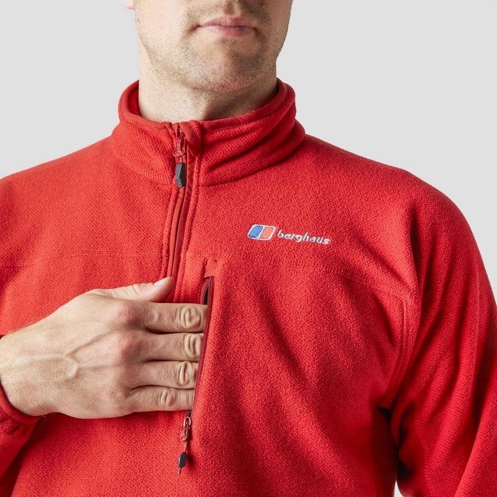 berghaus mens stainton half zip fleece