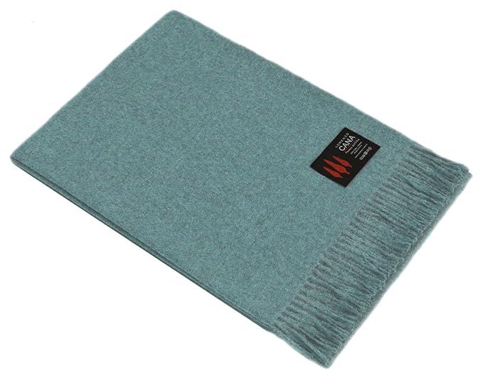 Lorenzo Cana High End Luxus Alpakadecke aus 100% Alpaka - Wolle vom Baby - Alpaka flauschig weich Decke Wohndecke Sofadecke T