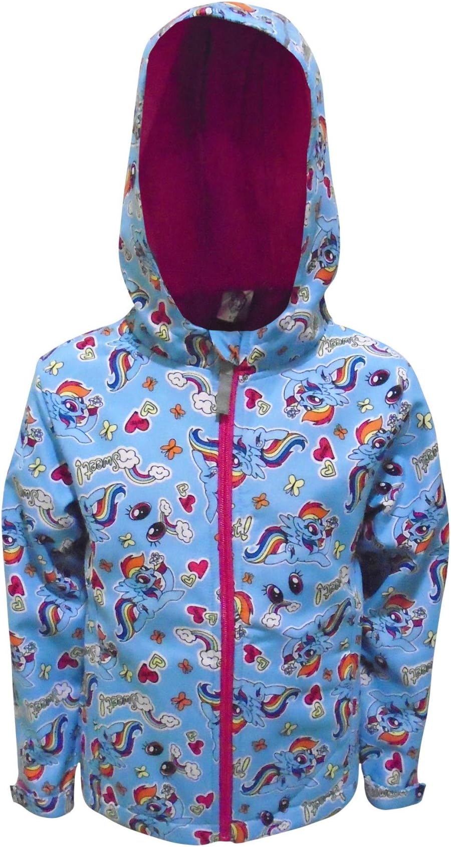 My Little Pony Hooded Jacket Kids Zipped Fleece Coat