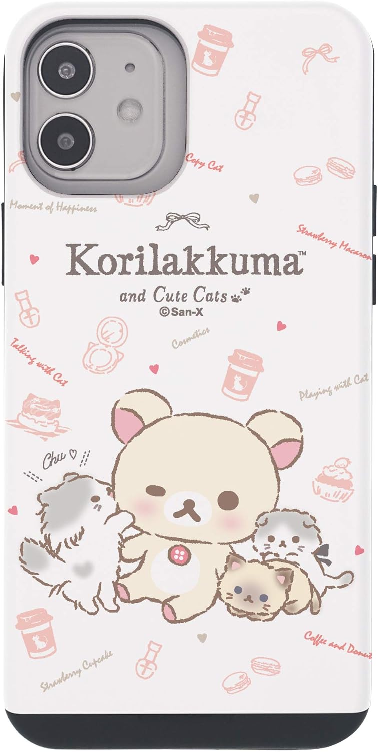 Amazon Co Jp Iphone 12 Pro Max ケース と互換性があります Rilakkuma リラックマ カード スロット ダブル バンパー スマホ ケース アイフォン 12 プロ マックス ケース 6 7 コリラックマ ネコ 並行輸入品 家電 カメラ