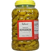 Roland Foods Whole Pepperoncini, Specialty Imported Food, 1 Gallon, Pack of 1