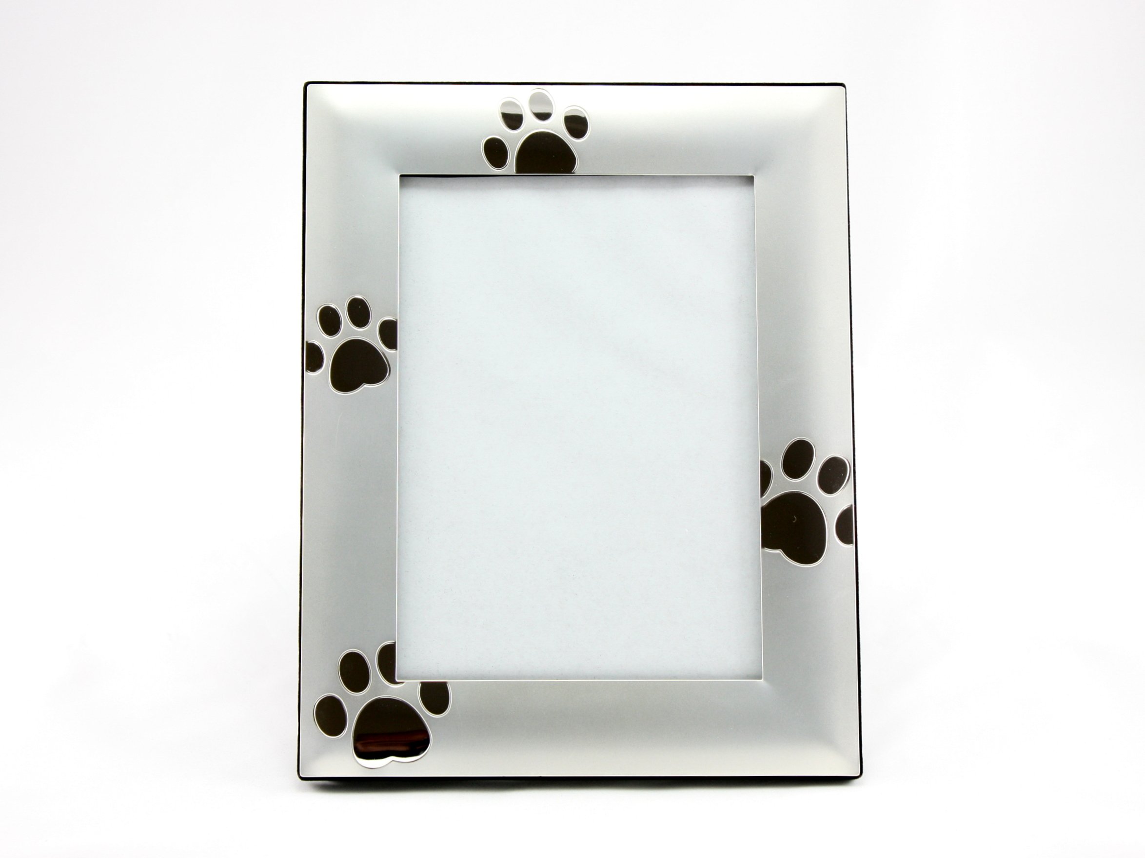 Skyway Puppy Dog Paw Print Pet Photo Picture Frame Silver 4 x 6