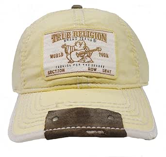 TRUE RELIGION UNISEX DISTRESSED BUDDHA TRUCKER HAT CAP TR1597