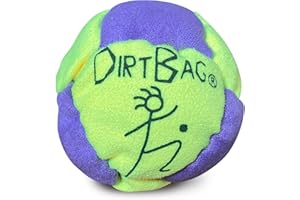 DIRTBAG Classic Footbag Hacky Sack, Handmade, Pro-Grade Durability, Premium Quality, Original Design, Vibrant Color