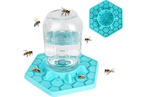 Tributary Brands Bee Feeder for Mason Jar Made of Silicone - Bee Watering Station for Garden Compatible with Regular Mouth Mason Jars