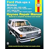 Ford Pick-ups F-100, F-150, F-250 & Bronco (80-96) & F-250HD & F-350 (97) Haynes Repair Manual (Does not include information