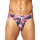 Arjen Kroos Men's Swim Briefs Sexy Bikini Swimwear Mens Funny Print Swimsuit Low Rise Swimming Briefs with Drawstring