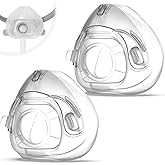 MEDICOLOR Replacement Cushions for AirFit F40, Full Face F40 Cushion, Soft Silicone & Reliable Seal CPAP Supplies, 2 Packs, Small