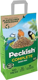 Peckish Complete Seed and Nut Mix for Wild Birds 3.5kg Green view 2