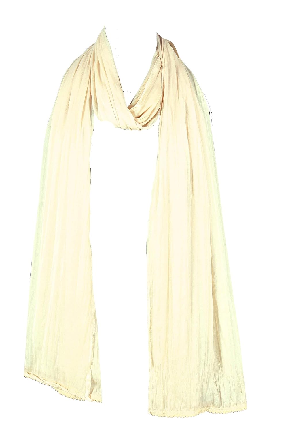 vrindavan textiles women's chiffon dupatta (vt-20-11_cream_free size)