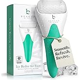 Ice Roller for Face - Smoothes Fine Lines & Wrinkles, Face & Eye Roller for Puffy Eyes, Valentines Day Gifts, Skin Care Massager, Beauty Gift That Helps Relieve Migraines, Facial & Spa Gifts for Women