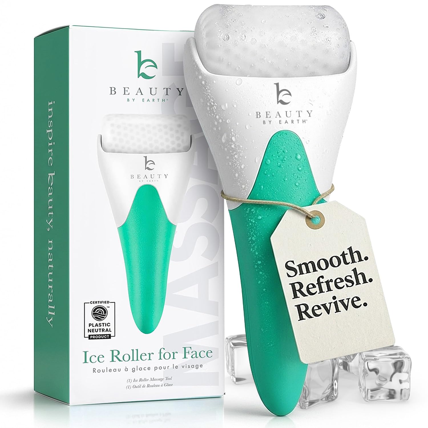 Jade Roller for Face Green,Gua Sha Scraping Green