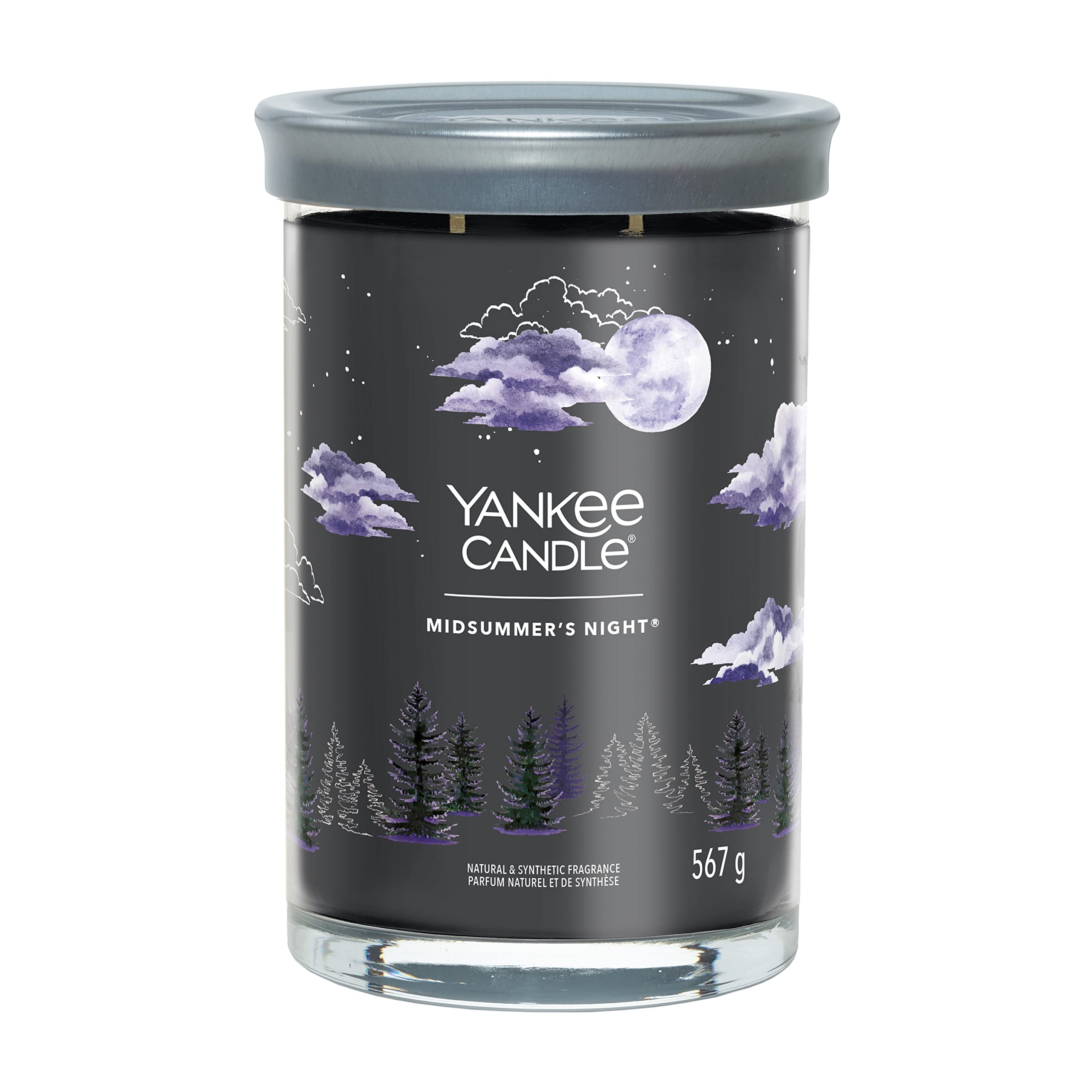 Yankee Candle Signature Scented Candle, Midsummer's Night Large Tumbler Candle with Double Wicks, Soy Wax Blend Long Burning Candle, for Women, Midsummers Night — image 1