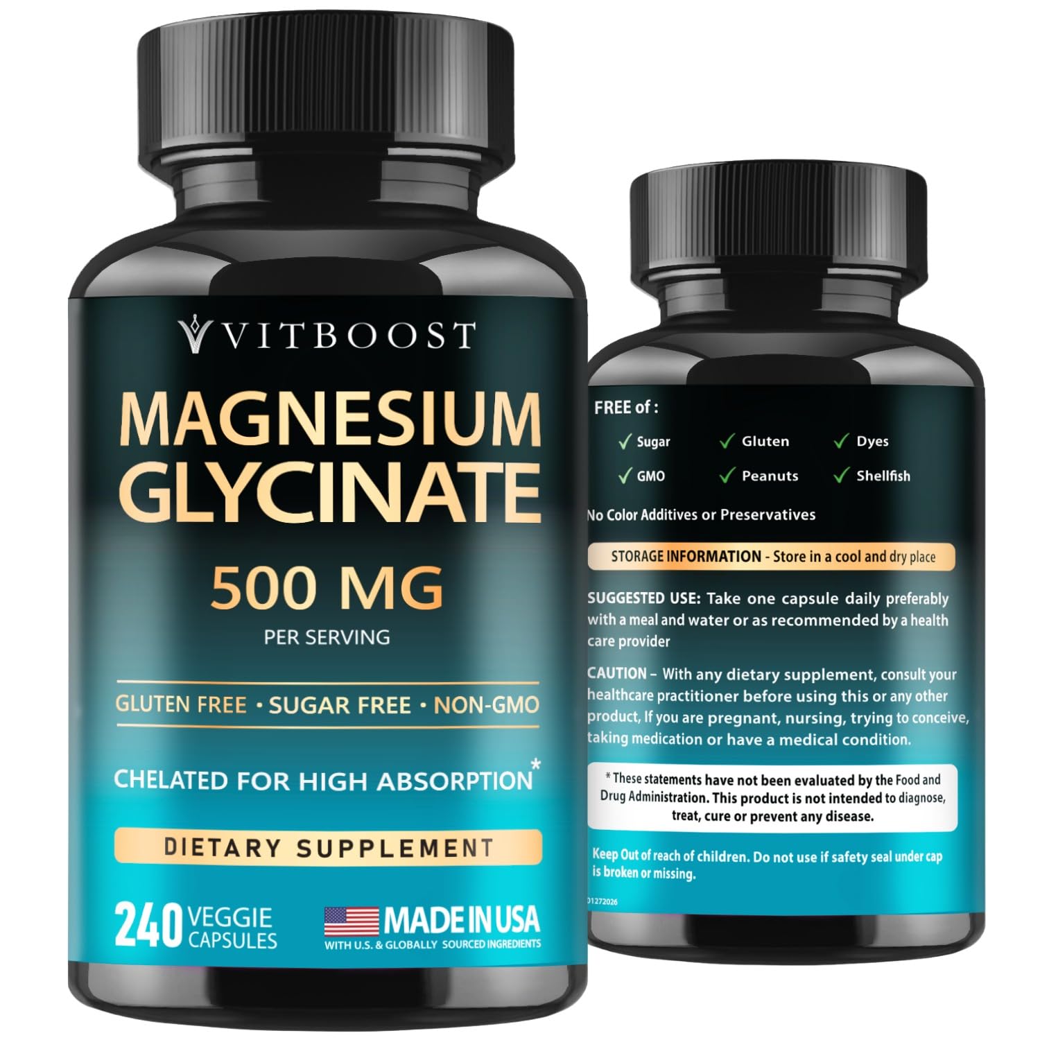 Magnesium Glycinate 500 mg