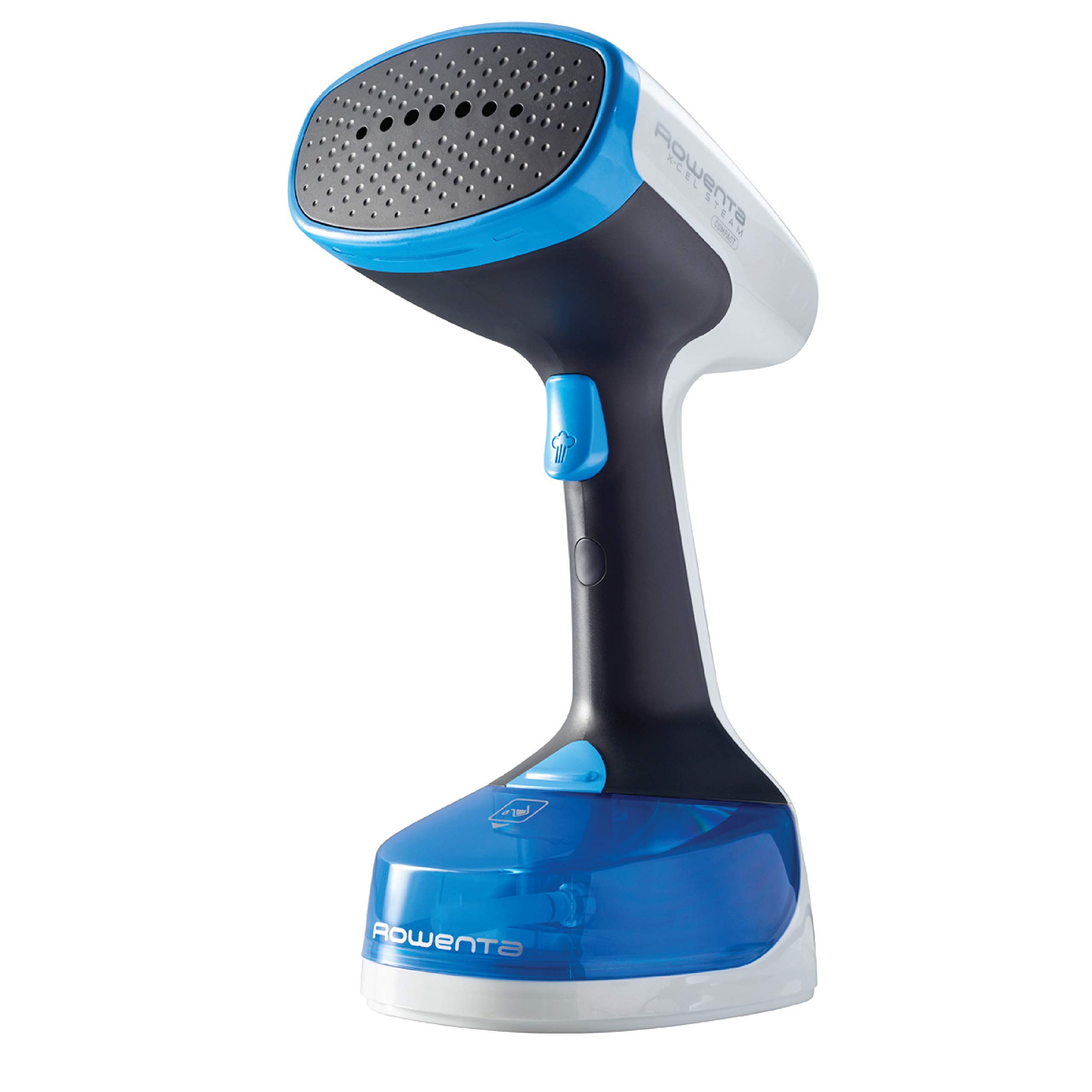 Rowenta X-Cel Handheld Steamer for Clothes 45 Second Heatup, 5 Ounce capacity, Cotton, Wool, Poly, Silk, Linen, Nylon 1100 Watts Portable, Ironing, Garment Steamer, Travel Must Have DR7000,Blue