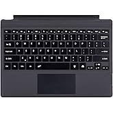 Zoof Type Cover for Microsoft Surface Pro 7+ / Pro 7/6 / 5/4 / 3, 12.3 inch, Ultra-Slim Tablet Keyboard with Multi Touchpad (