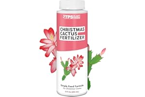 TPS NUTRIENTS Christmas Cactus Fertilizer for All Christmas Cacti and Schlumbergera Cacti, Liquid Plant Food 8 oz (250mL)