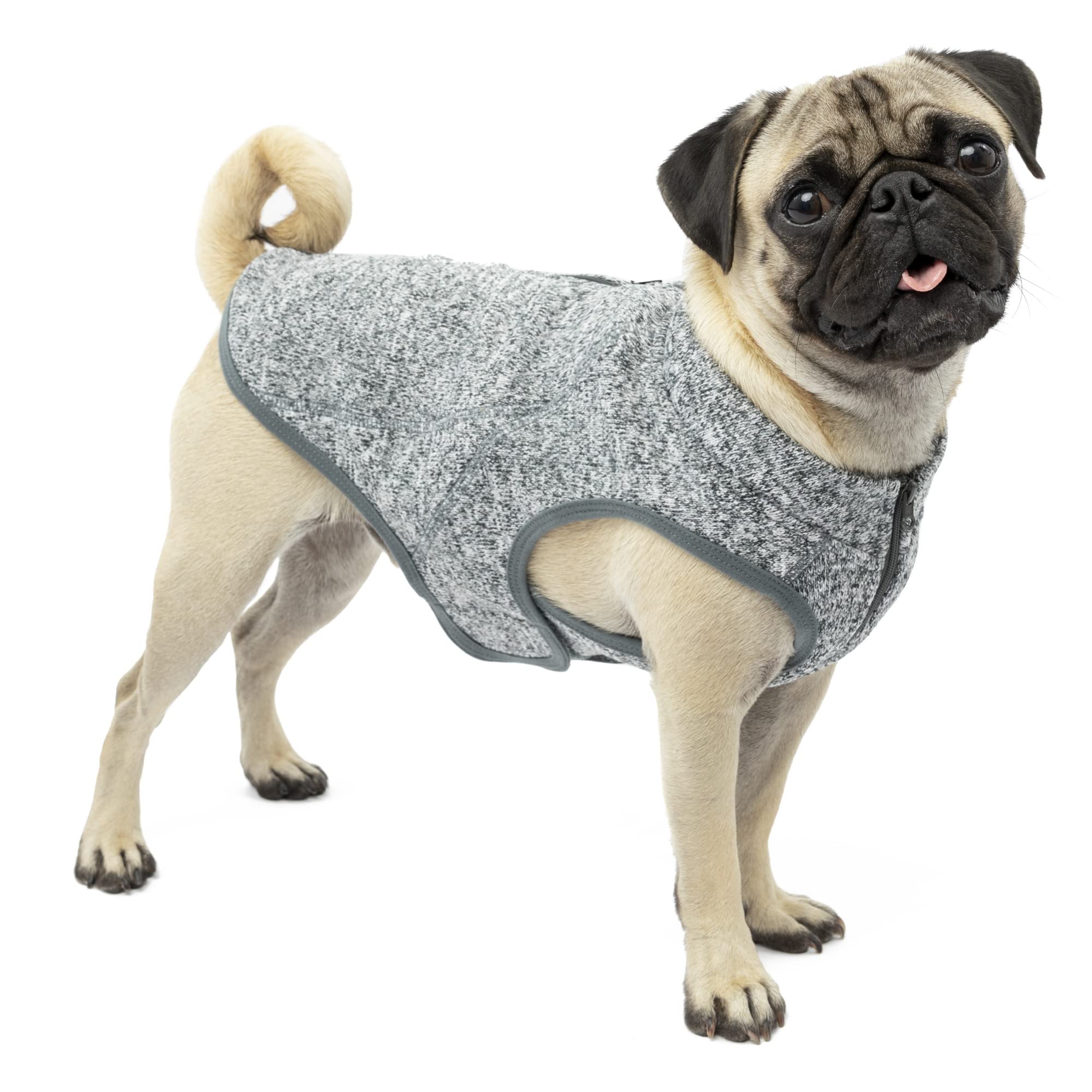 Kurgo Core Dog Sweater, Knit Dog Sweater With Fleece Lining, Cold