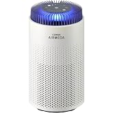COWAY Air Purifier for Bedroom up to 500 ft&sup2;, HEPA and Deodorization Filter for Smoke, Allergies, Pet Dander, AQI Monitor, Auto Mode, Filter Indicator, Night Light, 2yr Warranty, Airmega 50 White