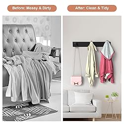 PMMASTO Coat Rack Wall Mount, Coat Hooks Wall Hooks