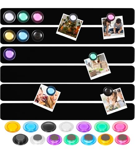 Three By Three Magnetic Bulletin Board Strips - 28 Inch Frameless Metal Boards (3 Pack)