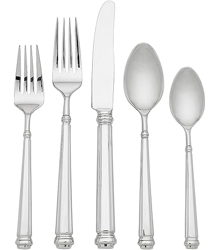 Amazon.com | Kate Spade 820862 Magnolia Drive 5-Piece Flatware Set
