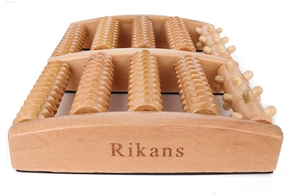 Wooden Foot Massager – Rollers for Plantar Fasciitis, Arch Pain and Muscle Tense – Acupressure & Pain Relief – Massage Roller