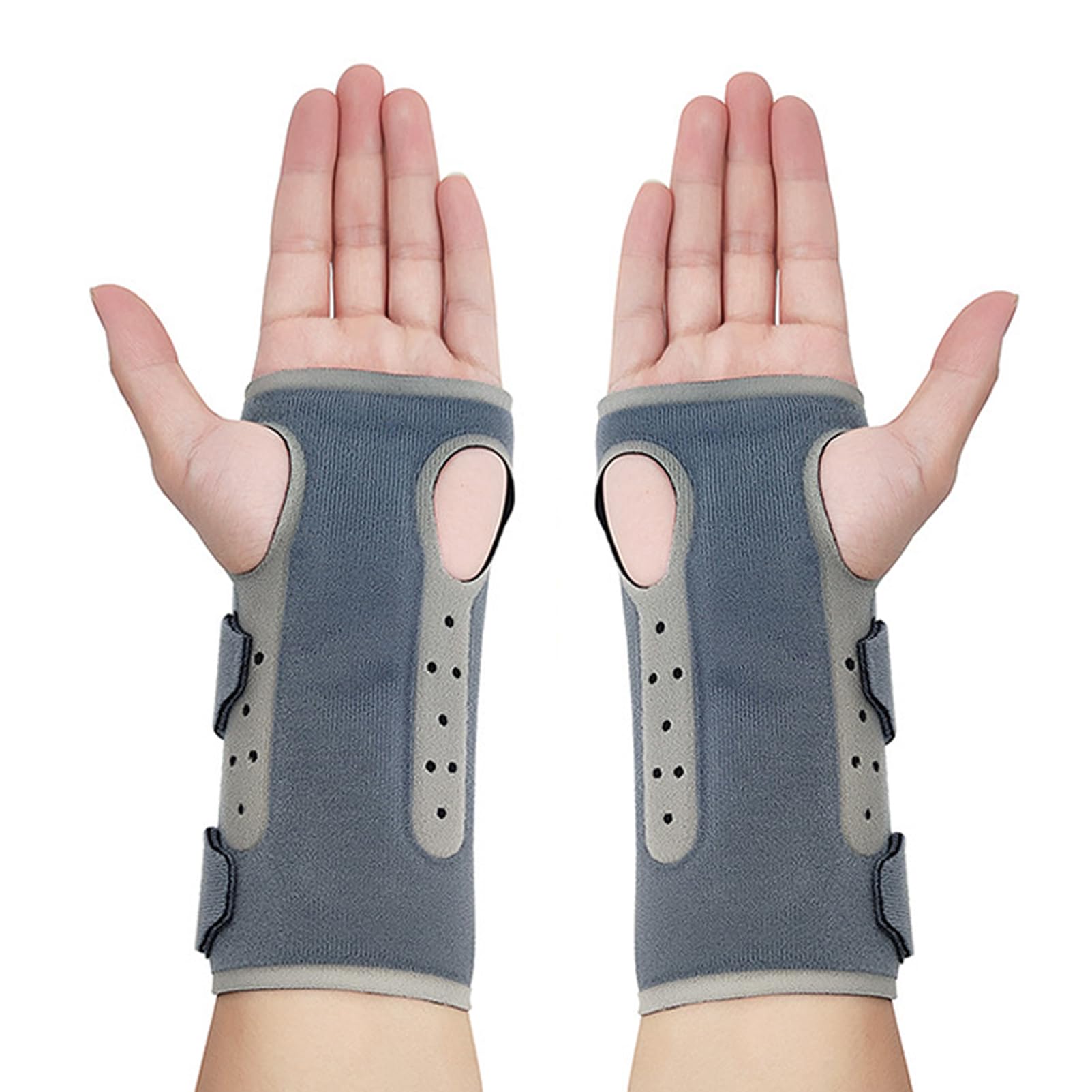 SONGQEE Wrist Splint Support for Carpal Tunnel for Right Left Hand, Wrist Support Brace Fit Men Women for Arthritics, Hand Support Stabilizer Help Relieve Joint Pain, Tendonitis, Sprains, RSI