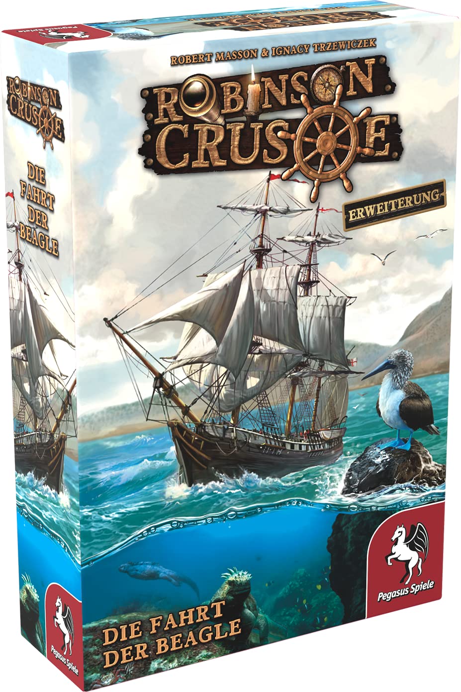 Pegasus Spiele 51946G – Robinson Crusoe – Die Fahrt Der Beagle – Extension (German Language)
